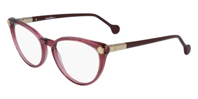 Ferragamo Sf 2837 Women's Glasses, Purple, Size 54