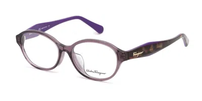 Ferragamo Sf 2856a Asian Fit Men's Glasses, Purple, Size 52