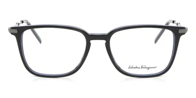 Ferragamo Sf 2861 001 Men's Glasses Black Size 54 - Free Lenses - Blue Light Block Available