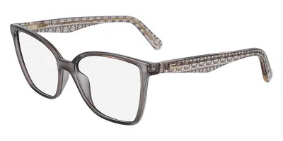 Ferragamo Sf 2868 057 Women's Glasses Grey Size 54 - Free Lenses - Blue Light Block Available In Brown