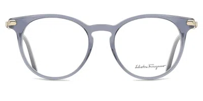 Ferragamo Sf 2927 Men's Glasses, Blue, Size 50