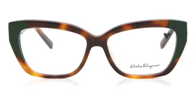Ferragamo Sf 2938 Women's Glasses, Tortoiseshell, Size 53