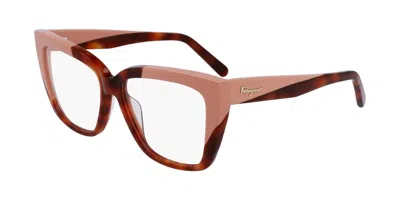 Ferragamo Sf 2939 Women's Glasses, Tortoiseshell, Size 54