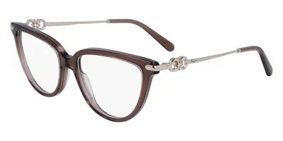 Ferragamo Sf 2946 Women's Glasses, Brown, Size 53