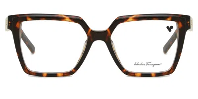 Ferragamo Sf 2950 Women's Glasses, Tortoiseshell, Size 54 In Brown