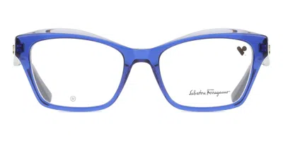 Ferragamo Sf 2951 Women's Glasses, Blue, Size 53