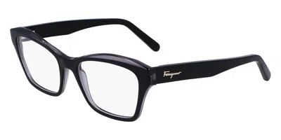 Ferragamo Sf 2951 Women's Glasses, Clear, Size 53 In Black