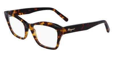 Ferragamo Sf 2951 Women's Glasses, Tortoiseshell, Size 53 In Brown