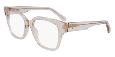 Ferragamo Sf 2952 Women's Glasses, Brown, Size 53 In Neutral