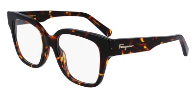 Ferragamo Sf 2952 Women's Glasses, Tortoiseshell, Size 53 In Brown