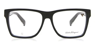 Ferragamo Sf 2953 001 Men's Glasses Black Size 56 - Free Lenses - Blue Light Block Available