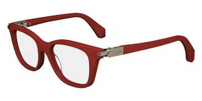 Ferragamo Sf 2973 Women's Glasses, Red, Size 50 In Brown