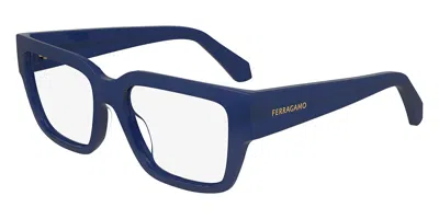 Ferragamo Sf 2975 Women's Glasses, Blue, Size 53