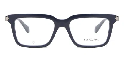 Ferragamo Sf 2978 Men's Glasses, Blue, Size 54 In Black
