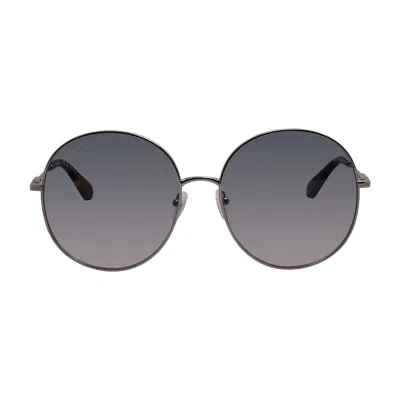 Ferragamo Sf 299s 688 60mm Womens Round Sunglasses In Black