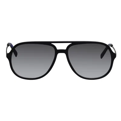 Ferragamo Sf 999s 002 60mm Mens Pilot Sunglasses In Black