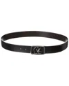 Ferragamo Sf Reversible & Adjustable Leather Belt In Black