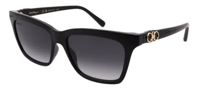Ferragamo Sf1027s-001-55-16-140 In Black