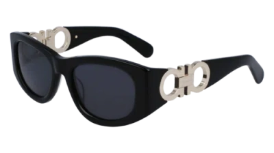 Pre-owned Ferragamo Sf1082sn 001 Black 53/19/120 Female Sunglasses