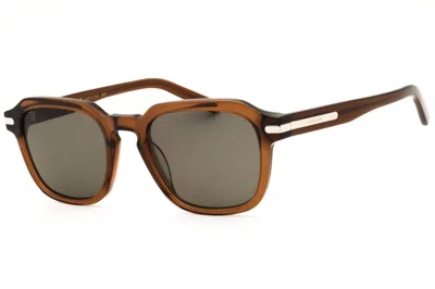 Ferragamo Sf1089sn Acetate Square Sunglasses In Brown