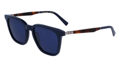 Pre-owned Ferragamo Sf1100s 414 Blue Navy 52/19/145 Male Sunglasses