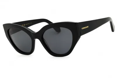 Ferragamo Sf1107s 001 Black/dark Grey