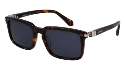 Pre-owned Ferragamo Sf1110s 242 Tortoise 56/18/140 Male Sunglasses