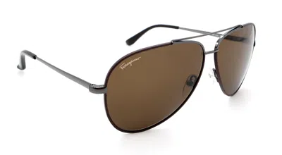 Ferragamo Sf131s-067-60-10-135 In Brown