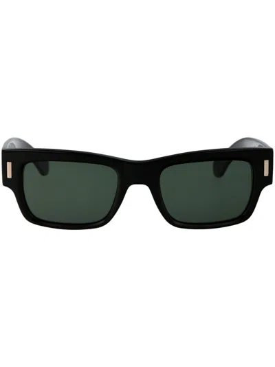Ferragamo Sf2011s Rectangle-frame Sunglasses In Black