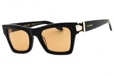 Ferragamo Sf2013s 011 Black/gold/gold Brown