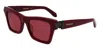 Ferragamo Burgundy Cat Eye Ladies Sunglasses Sf2013s 606 52 In Burgundy