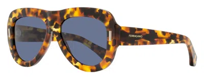 Ferragamo Sf2029se Thick-rimmed Pilot Sunglasses In Tortoise
