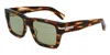 Ferragamo Prisma 53mm Modified Rectangular Sunglasses In Brown