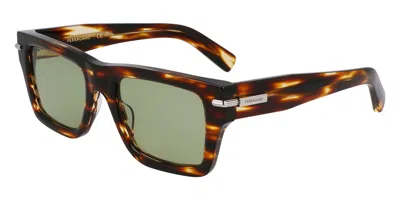 FERRAGAMO SF2033S 216 MEN'S SUNGLASSES BROWN SIZE 53