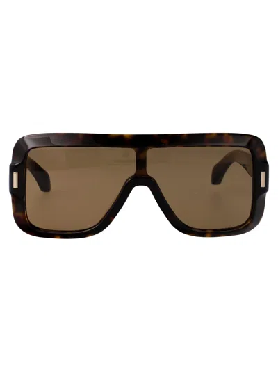 Ferragamo Sf2061se Tortoiseshell Acetate Sunglasses In Brown