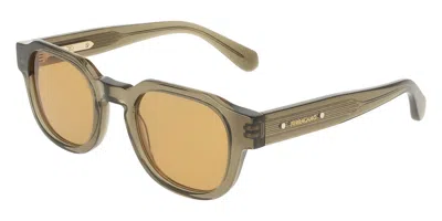 Ferragamo Sf2146s 320 Men's Sunglasses Green Size 49