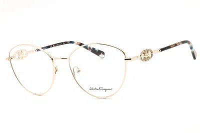 Ferragamo Sf2220r 712 Light Gold 55mm