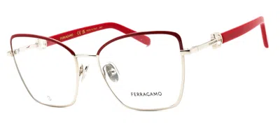 Ferragamo Sf2223n Asian Fit Women's Glasses, Gold, Size 54