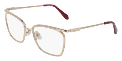 Ferragamo Sf2235 Women's Glasses, Gold, Size 55