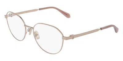 Ferragamo Sf2236 Women's Glasses, Gold, Size 54