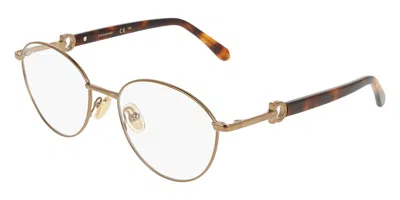Ferragamo Sf2243 729 Women's Glasses Gold Size 54 - Free Lenses - Blue Light Block Available