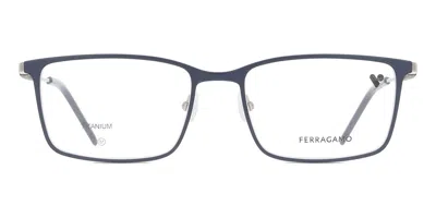Ferragamo Sf2574 Men's Glasses, Blue, Size 56 In Red
