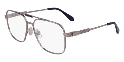 Ferragamo Sf2591 Men's Glasses, Silver, Size 57
