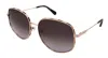Ferragamo Unisex Sf277s 61mm Sunglasses In Gold