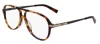 Ferragamo Sf2855 214 Navigator Eyeglasses In Brown