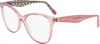 Ferragamo Sf2892 643 Cat Eye Eyeglasses In Pink