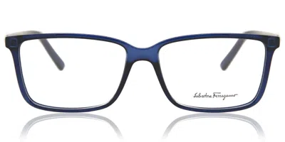 Ferragamo Sf2894 414 Women's Glasses Blue Size 56 - Free Lenses - Blue Light Block Available