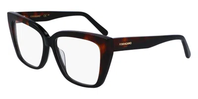 Ferragamo Sf2939n Asian Fit Women's Glasses, Black, Size 54
