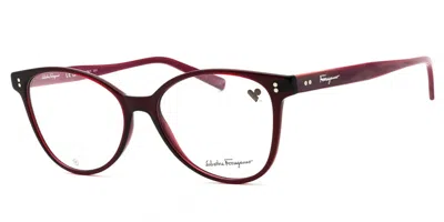 Ferragamo Sf2948 Women's Glasses, Red, Size 54