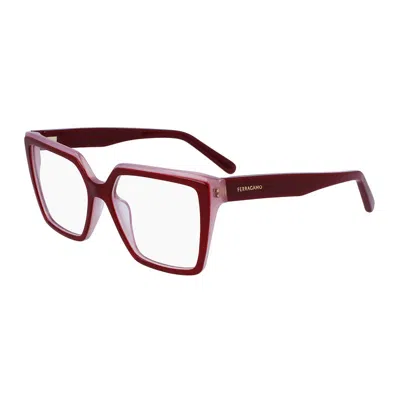 Ferragamo Unisex 54mm Optical Frames In Neutral